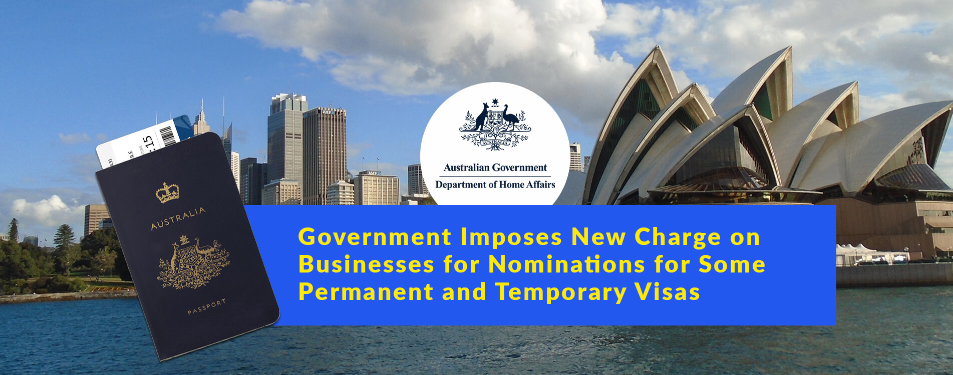 Government Imposes New Charge on Businesses for Nominations for Some Permanent and Temporary Visas