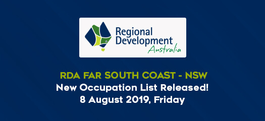 RDA Far South Coast NSW New Occupation List Released