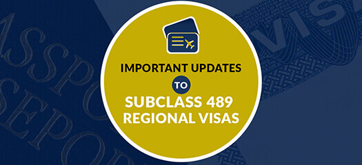 Important Updates to Subclass 489 Regional Visas
