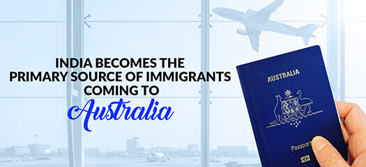 India Becomes the Primary Source of Immigrants Coming to Australia